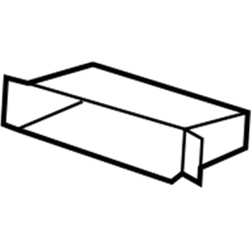 5JU33DX9AA Mopar BOX/BIN-Instrument Panel Illustration 1 of 1