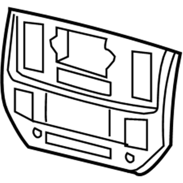 1CN271DHAB Mopar Instrument Panel Bezel Illustration 1 of 1