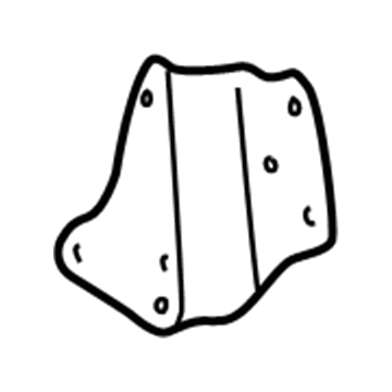 52039286 Mopar Bracket-Steering Gear Illustration 1 of 1