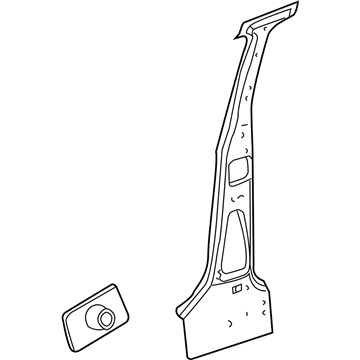 5027579AC Mopar B Pillar Inner Panel Illustration 1 of 1