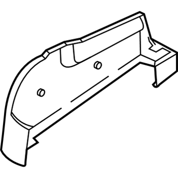 UD841L5AA Mopar Shield-Front Power Seat ADJUSTER Illustration 1 of 1