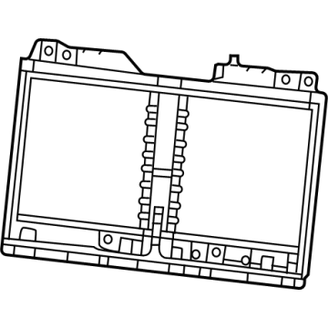 Mopar 68566999AC GRILLE-ACTIVE SHUTTER 68566999AC Mopar GRILLE-ACTIVE SHUTTER Illustration 1 of 1