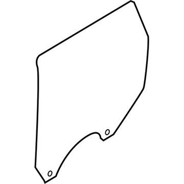 5076890AC Mopar Rear Door Glass Illustration 1 of 1