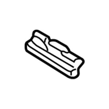 Mopar 5066245AA Clamp-Brake Anti-RATTLE 5066245AA Mopar Clamp-Brake Anti-RATTLE Illustration 1 of 1