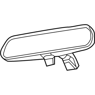 2016 Dodge Dart Car Mirror - 57010495AC