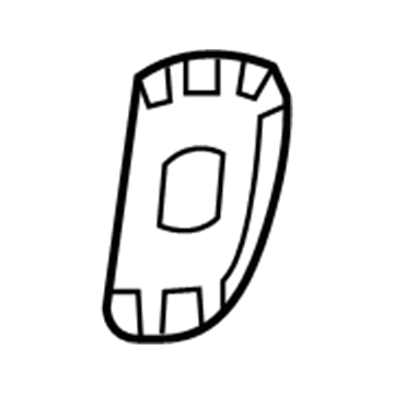 68081948AB Mopar Plate-Front SIDERAIL Illustration 1 of 1