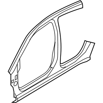 68021028AD Mopar Body Side Aperture Front Panel Illustration 1 of 1