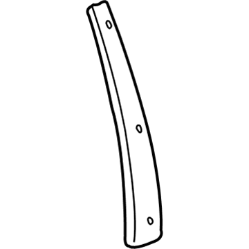5303584AB Mopar B Pillar Molding Illustration 1 of 1