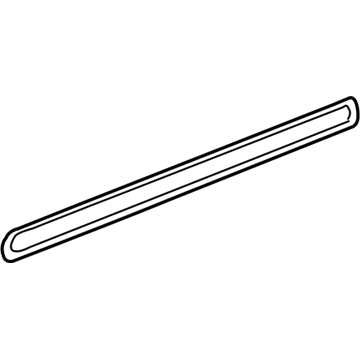 Mopar QK60TZZ Rear Door Molding QK60TZZ Mopar Rear Door Molding Illustration 1 of 1