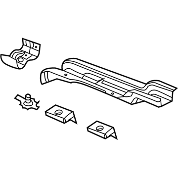 Mopar 55362394AA Floor Pan Crossmember 55362394AA Mopar Floor Pan Crossmember Illustration 1 of 1