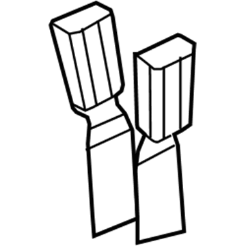 2009 Chrysler Town & Country Seat Belt - ZV901D5AA