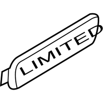 Mopar 55078101AA Nameplate 55078101AA Mopar Nameplate Illustration 1 of 1