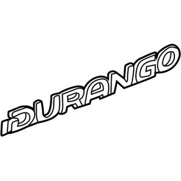 Mopar 55077393AB Nameplate 55077393AB Mopar Nameplate Illustration 1 of 1