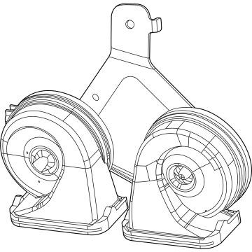 2025 Jeep Grand Wagoneer Horn - 68477502AA