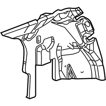 5000007AD Mopar Wheelhouse Silencer Illustration 1 of 1