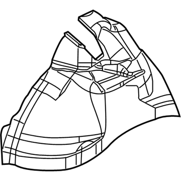 4628990AE Mopar Wheelhouse Silencer Illustration 1 of 1