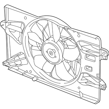 Jeep Cherokee Cooling Fan Assembly - 68437465AB