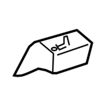 Mopar 5133267AA Seat Adjuster Handle 5133267AA Mopar Seat Adjuster Handle Illustration 1 of 1