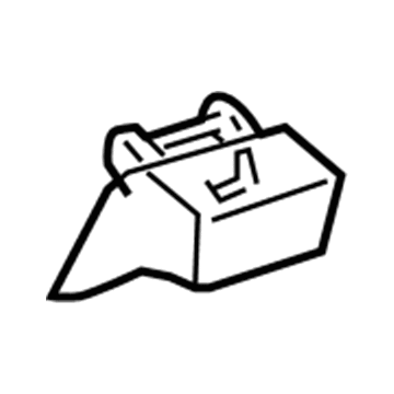 Mopar 5133216AA Seat Adjuster Handle 5133216AA Mopar Seat Adjuster Handle Illustration 1 of 1