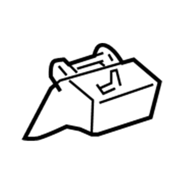 5133283AA Mopar Seat Adjuster Handle Illustration 1 of 1