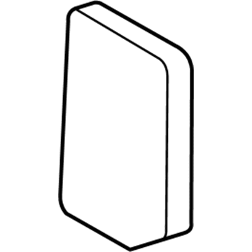 Mopar 5104535AA Front Headrest 5104535AA Mopar Front Headrest Illustration 1 of 1