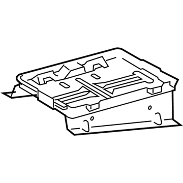 Mopar 5122168AA Seat Riser 5122168AA Mopar Seat Riser Illustration 1 of 1
