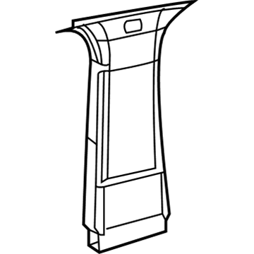 1BG11HDAAE Mopar B Pillar Panel Illustration 1 of 1