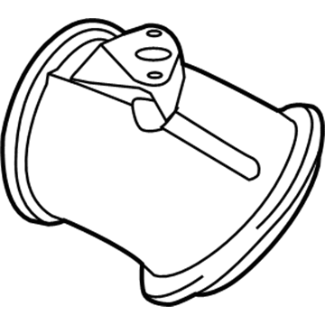 68341617AA Mopar Elbow-Exhaust Outlet Illustration 1 of 1