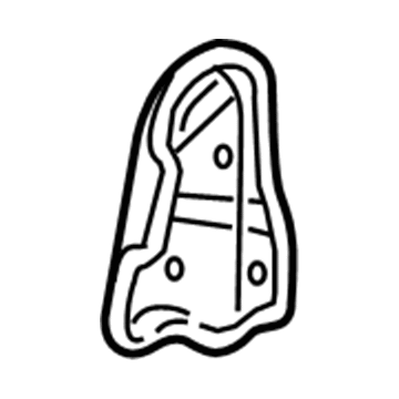 Mopar XQ211L5AA Shield-Seat Latch XQ211L5AA Mopar Shield-Seat Latch Illustration 1 of 1