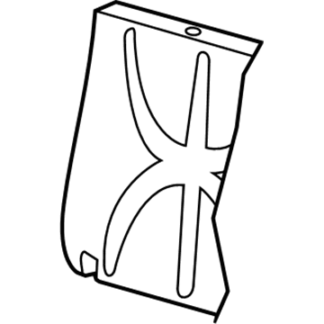 WN211DVAA Mopar Rear Seat Back Cover Illustration 1 of 1