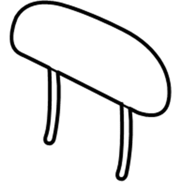 UR661L5AA Mopar Headrest Illustration 1 of 1