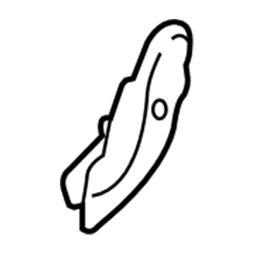 Mopar 5093480AA Shield-Seat Latch 5093480AA Mopar Shield-Seat Latch Illustration 1 of 1