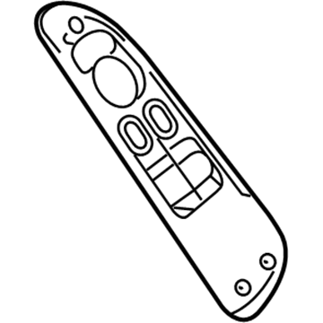 5HZ70ZJ8AE Mopar Power Window/Door Lock Switch Bezel Illustration 1 of 1