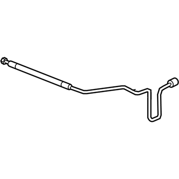 52028922AL Mopar Hose-Oil Cooler Pressure Illustration 1 of 1