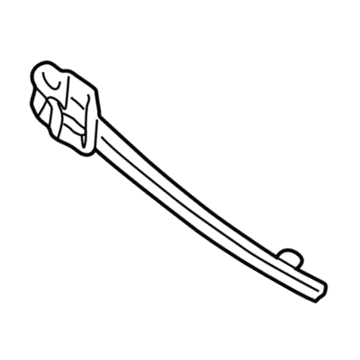 4880066AG Mopar Channel-Front Door Glass Rear Illustration 1 of 1