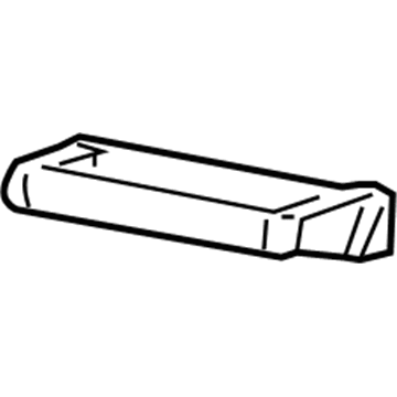 Mopar 1DW80BDAAA Grab Handle 1DW80BDAAA Mopar Grab Handle Illustration 1 of 1