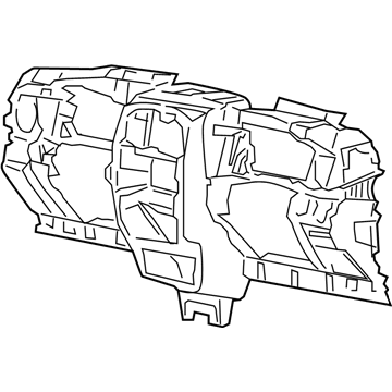 1DD141KAAA Mopar Base Panel Base Pane Illustration 1 of 1