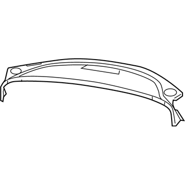 YW75XDHAC Mopar Instrument Panel Cover Illustration 1 of 1