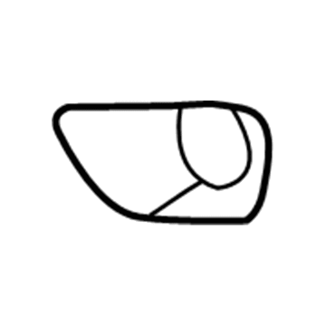 68110963AB Mopar Fog Lamp Bezel Illustration 1 of 1