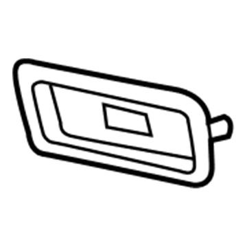 68157230AB Mopar Front Fascia Bezel Illustration 1 of 1