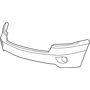 Mopar 68084159AB Front Upper Bumper Cover 68084159AB Mopar Front Upper Bumper Cover Illustration 1 of 1
