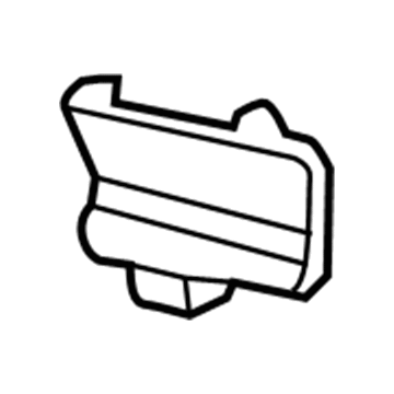 1SJ41RXFAB Mopar Tow Hook Cover Illustration 1 of 1