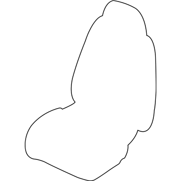 WX801DVAA Mopar Front Seat Seat Back Illustration 1 of 1