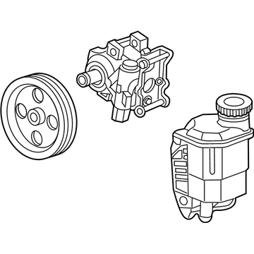 Dodge Ram 2500 Power Steering Pump - 52013980AE