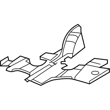 68237330AA Mopar Seal-Radiator Upper Illustration 1 of 1