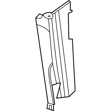 68237359AA Mopar Radiator Side Air Seal Illustration 1 of 1