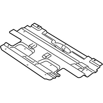 68223711AB Mopar Radiator Lower Seal Illustration 1 of 1