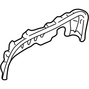 55256800AB Mopar Wheelhouse Panel Illustration 1 of 1