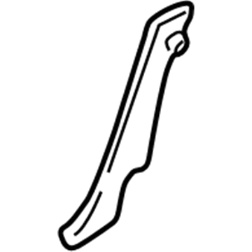 55256784AC Mopar Quarter Inner Reinforcement Illustration 1 of 1