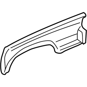 55256697 Mopar Shield-D Pillar Illustration 1 of 1